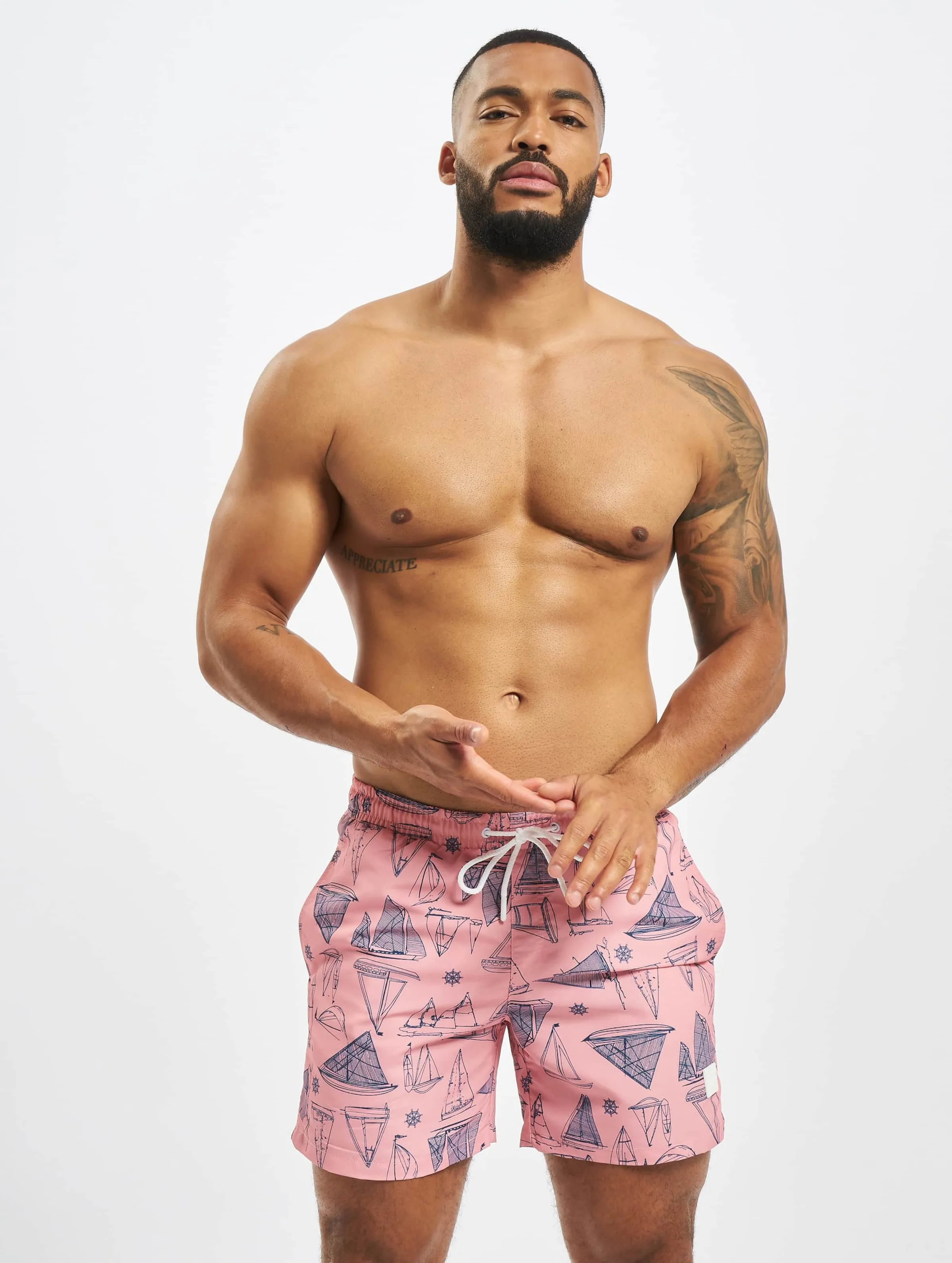 Urban Classics Urban Classics Pattern  Swim Trunks